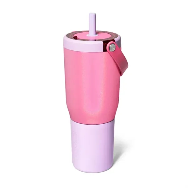 easy-carry handle,cup holder friendly base+swappable sleeve,U-Turn leakproof  straw lid,Goldkey straw... from ASI 72657 Active Life Promo / Apres Ski Active Life