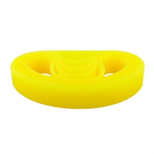 1/2 inch Glow In The Dark Silicone Wristband plus 1 color... from ASI 37218 Athena Promo (tm)