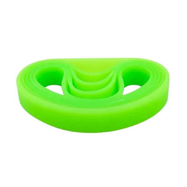 1 inch Glow In The Dark Silicone Wristband plus 1 color... from ASI 37218 Athena Promo (tm)