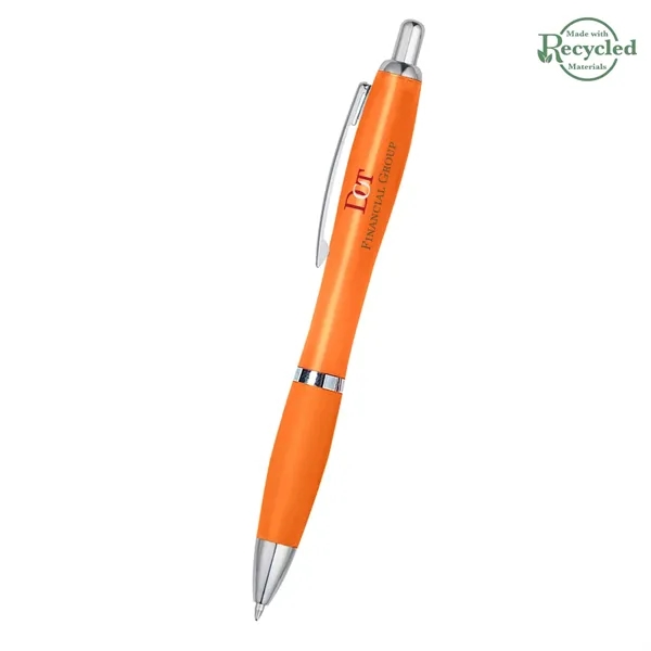 Ballpoint pen with plunger action and rubberized grip.... from ASI 61125 Hit Promotional Products / Hit®