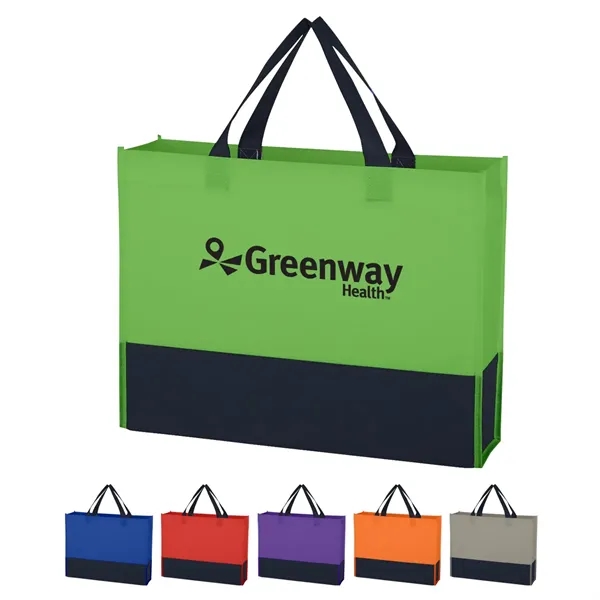 Tote bag made from 80-gram non-woven, water-resistant polypropylene with 13" handles.... from ASI 61125 Hit Promotional Products / Hit®