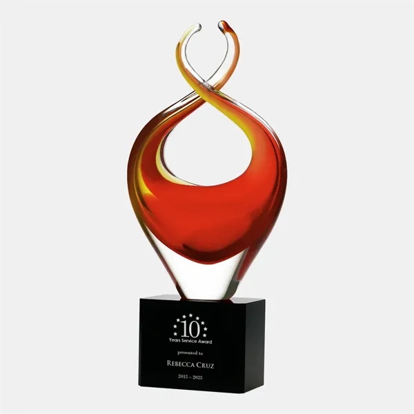 Art Glass Twisted Fire Award.... from ASI 47791 Best Deal Awards