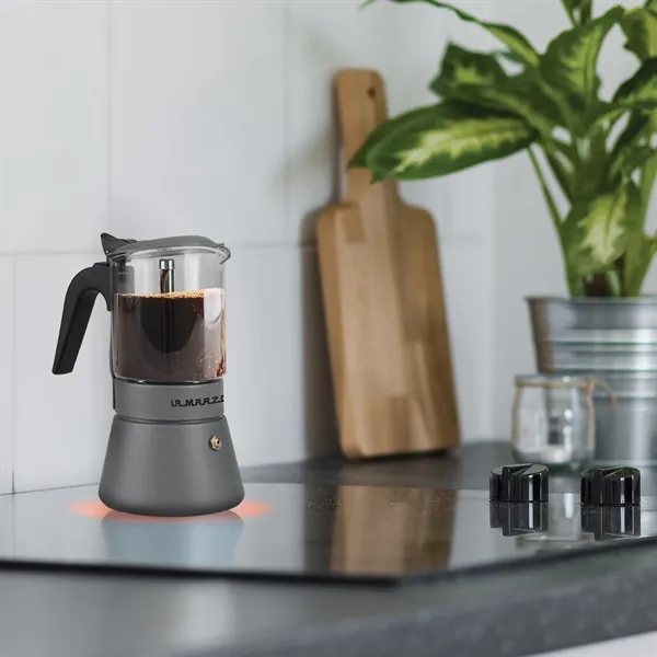 Moka Pot. 240ml capacity. Works w/ standard & induction stovetops.... from ASI 46755 Cosmo Promos