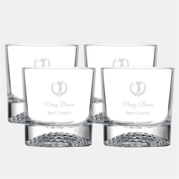 Round Golf Glass 4pc Set.... from ASI 47791 Best Deal Awards