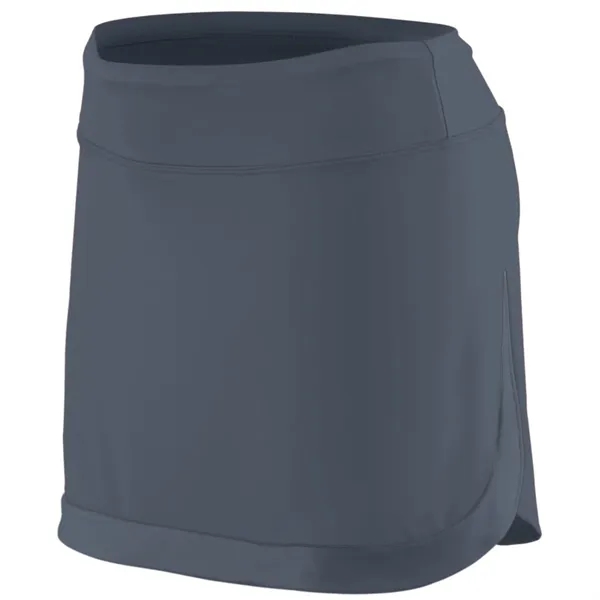 Girls Action Color Block Skort. Lightweight 90% polyester/10% spandex knit skirt.... from ASI 37461 Augusta Sportswear