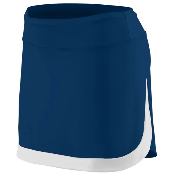 Girls Action Color Block Skort. Lightweight 90% polyester/10% spandex knit skirt.... from ASI 37461 Augusta Sportswear