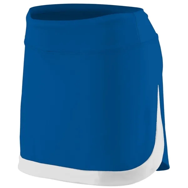 Girls Action Color Block Skort. Lightweight 90% polyester/10% spandex knit skirt.... from ASI 37461 Augusta Sportswear