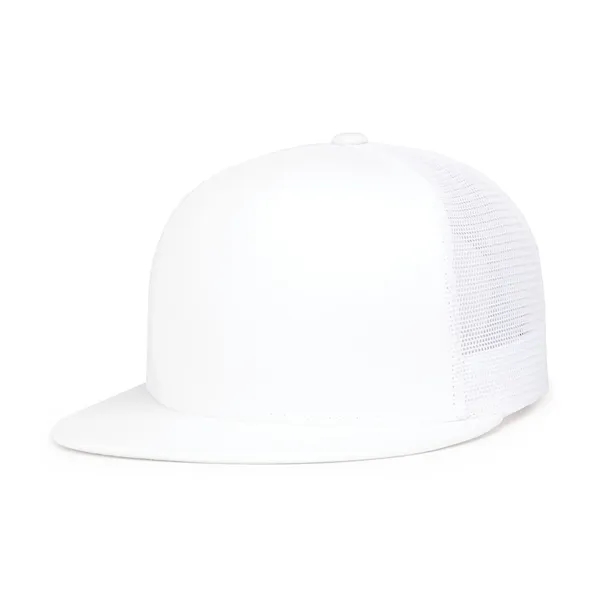 D-Series 5-Panel Trucker Snapback Cap. Poly/cotton blend. Trucker mesh. Full-profile.... from ASI 37461 Augusta Sportswear