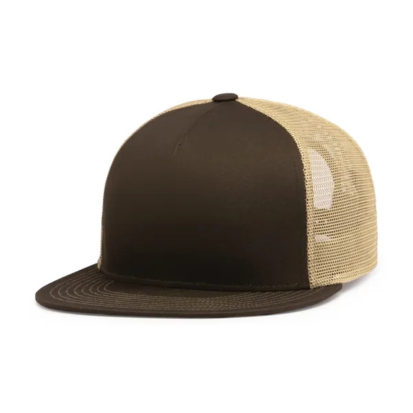 D-Series 5-Panel Trucker Snapback Cap. Poly/cotton blend. Trucker mesh. Full-profile.... from ASI 37461 Augusta Sportswear