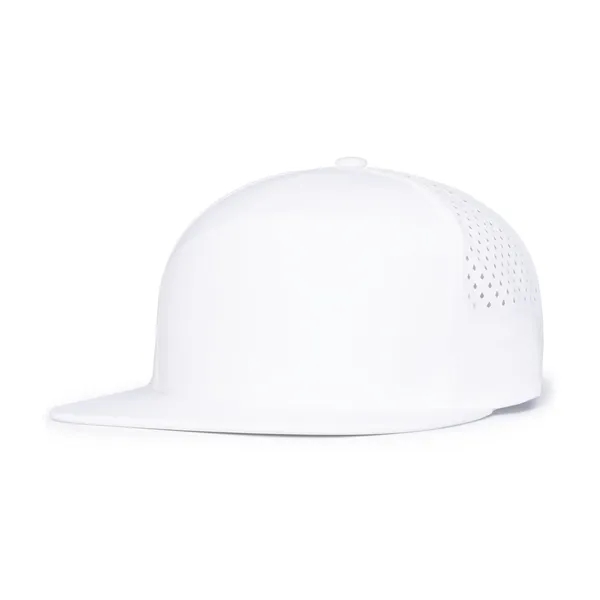 Perforated 6-Panel Arch Cap. Polyester/spandex woven. Perforated side and back panels.... from ASI 37461 Augusta Sportswear / Pacific Headwear