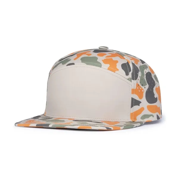 Perforated 6-Panel Arch Cap. Polyester/spandex woven. Perforated side and back panels.... from ASI 37461 Augusta Sportswear / Pacific Headwear