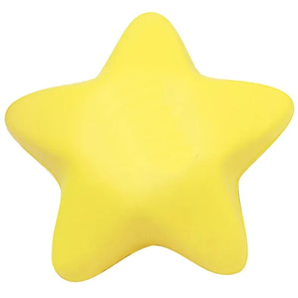 3.25" x 3.25" squeezable star-shaped stress relievers in assorted colors.... from ASI 34415 Alpi International LTD