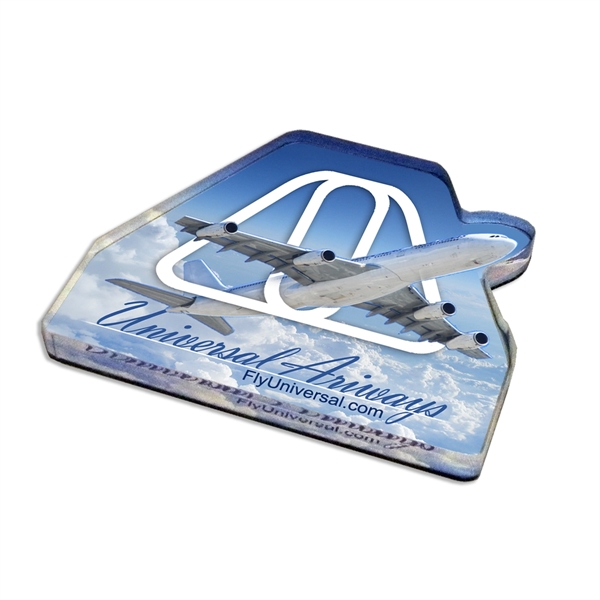 1/4" thick acrylic plastic magnets with full color imprinting.... from ASI 72521 Morris Magnets / Laser Cuts