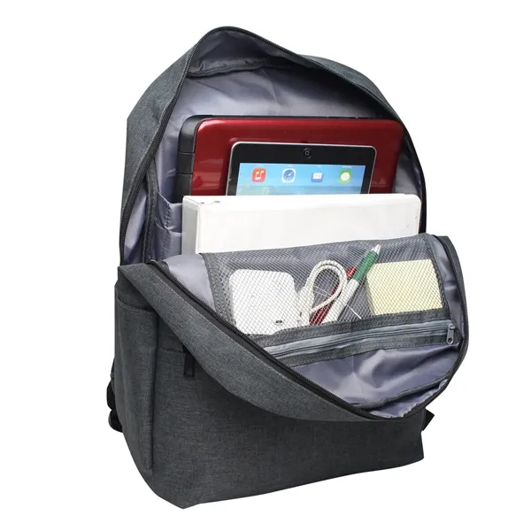 Sleek urban flapover backpack made from 600D polycanvas. Features dual buckles,... from ASI 79384 Preferred Nation Inc