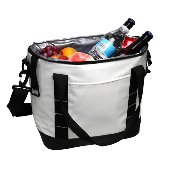 Durable 24-pack cooler with leak-proof PEVA lining, foam padding for 10+... from ASI 79384 Preferred Nation Inc