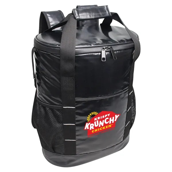 Durable 30-pack cooler backpack with leak-proof PEVA lining, foam padding for... from ASI 79384 Preferred Nation Inc