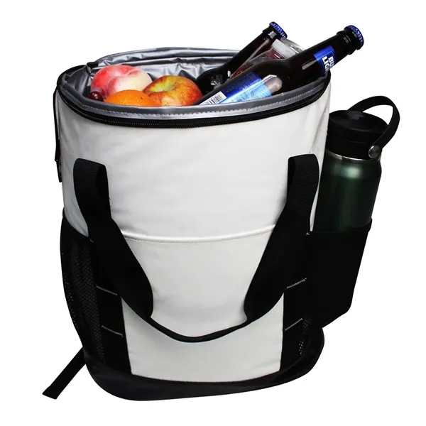 Durable 30-pack cooler backpack with leak-proof PEVA lining, foam padding for... from ASI 79384 Preferred Nation Inc