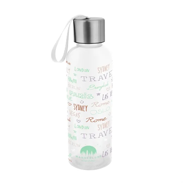 20 oz. recycled polyester bottle with screw-on, spill-resistant lid, carry strap... from ASI 61125 Hit Promotional Products / Hit®