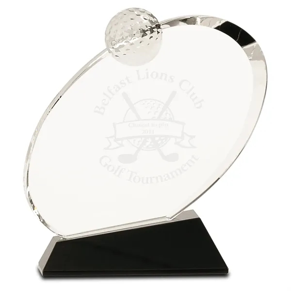 Golf Crystal is handmade and may vary slightly in size, Optic... from ASI 72657 Active Life Promo / Street Marketing