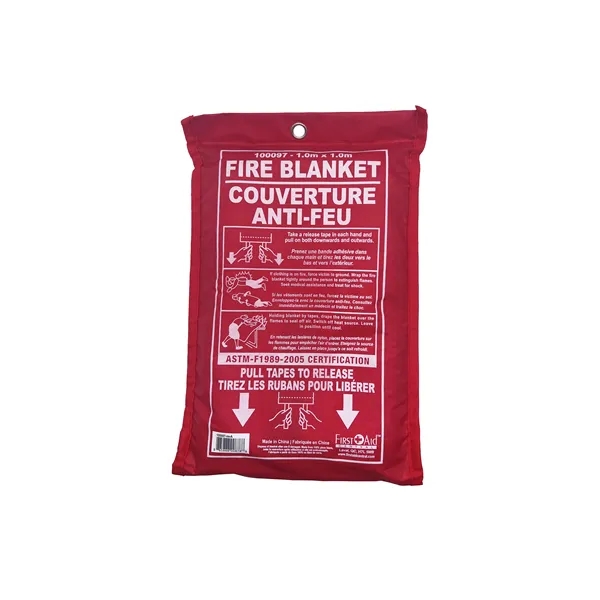 13" x 9" x .75" fiberglass fire blanket.... from ASI 84514 Safety Made