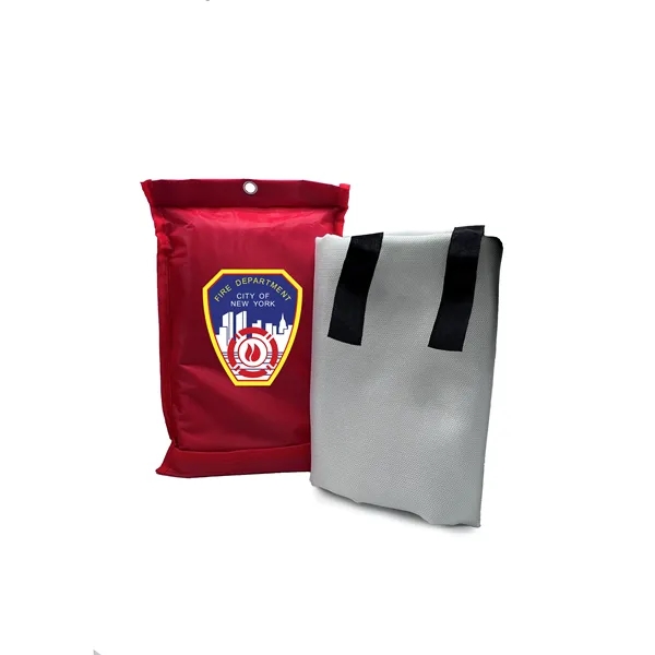 13" x 9" x .75" fiberglass fire blanket.... from ASI 84514 Safety Made