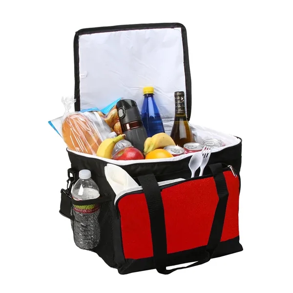 13.5" x 11.5" x 11" polyester insulated 36-can cooler with exterior... from ASI 37980 Bagworld
