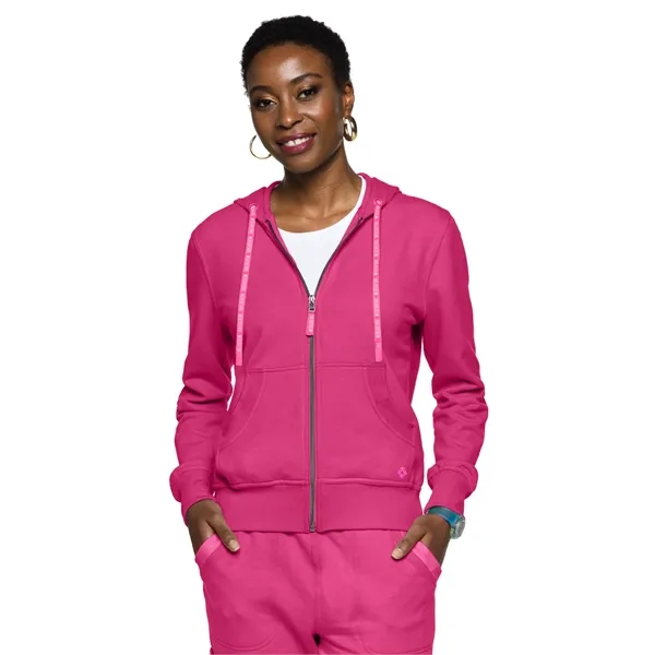 Med Couture - MC Lifestyle - Women's 2-Pocket Zip Front H...... from ASI 86018 Scrub Authority / Uniform Stores