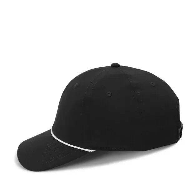 Performance polyester fabric,6 Panel structured mid-crown profile,Woven rope along base of... from ASI 72657 Active Life Promo / Active Life