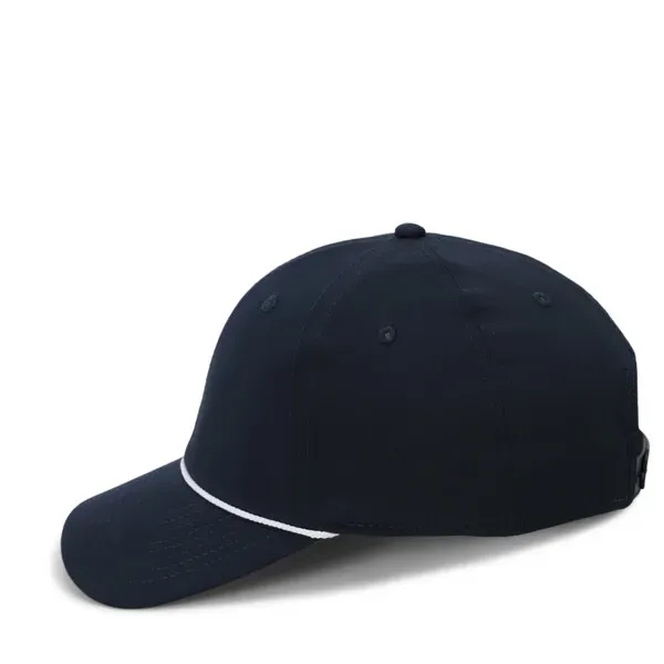 Performance polyester fabric,6 Panel structured mid-crown profile,Woven rope along base of... from ASI 72657 Active Life Promo / Active Life