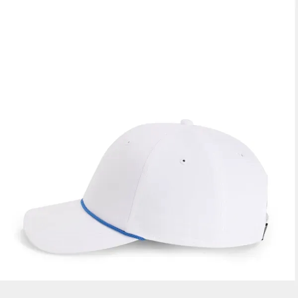 Performance polyester fabric,6 Panel structured mid-crown profile,Woven rope along base of... from ASI 72657 Active Life Promo / Active Life
