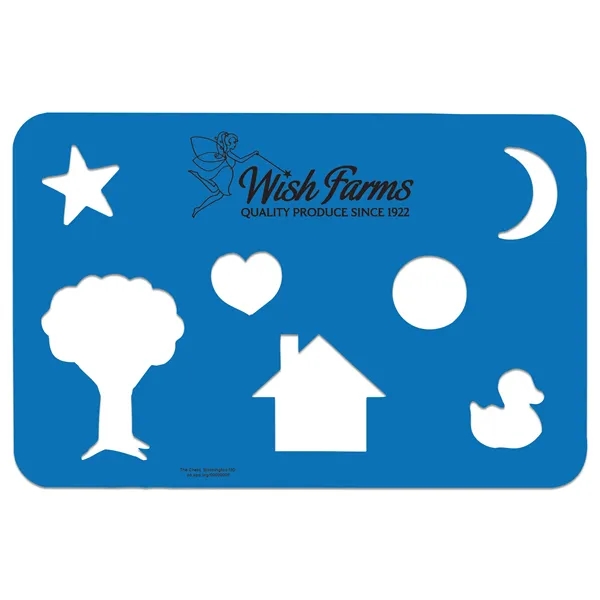 4 7/8" x 7 1/2", 23 gauge poly stencil featuring a... from ASI 44830 The Chest