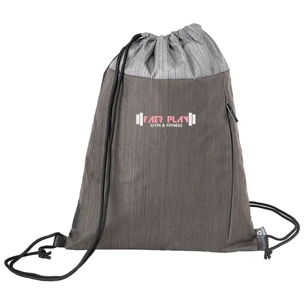 14.5" x 19" recycled heather bag with drawstring closure.... from ASI 39552 BEL Promo