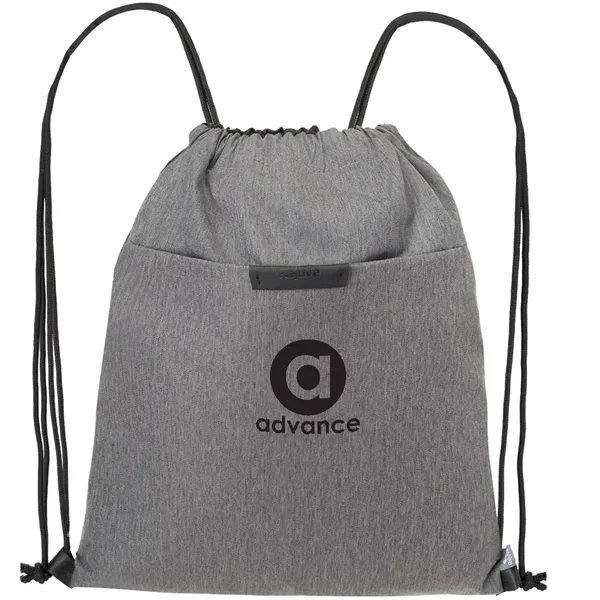 14.5" x 17.5" recycled heather drawstring bag.... from ASI 39552 BEL Promo