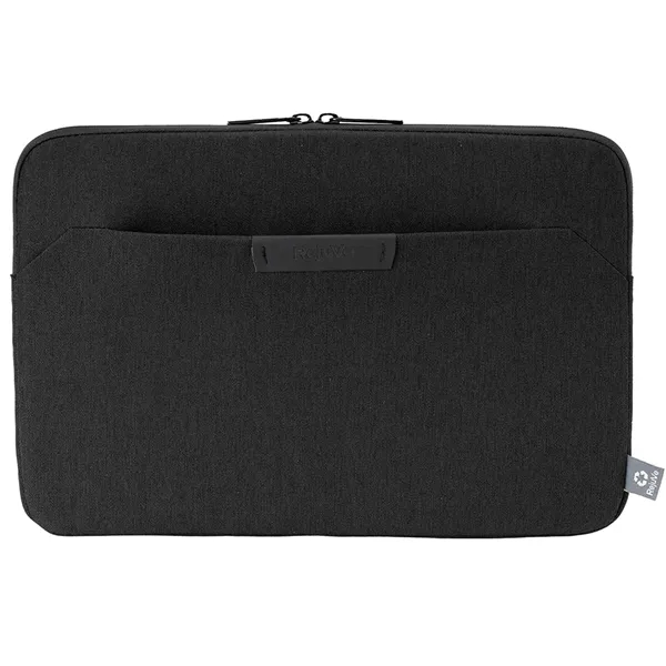 16" laptop sleeve made with recycled heather and metal zippers.... from ASI 39552 BEL Promo