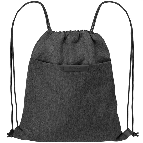 14.5" x 17.5" recycled heather drawstring bag.... from ASI 39552 BEL Promo