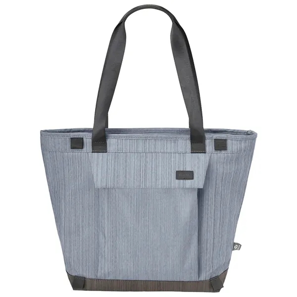 4" x 19" x 4.5" recycled heather tote bag with laptop... from ASI 39552 BEL Promo