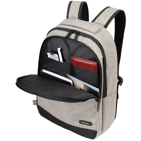 Laptop backpack made of recycled heather material.... from ASI 39552 BEL Promo