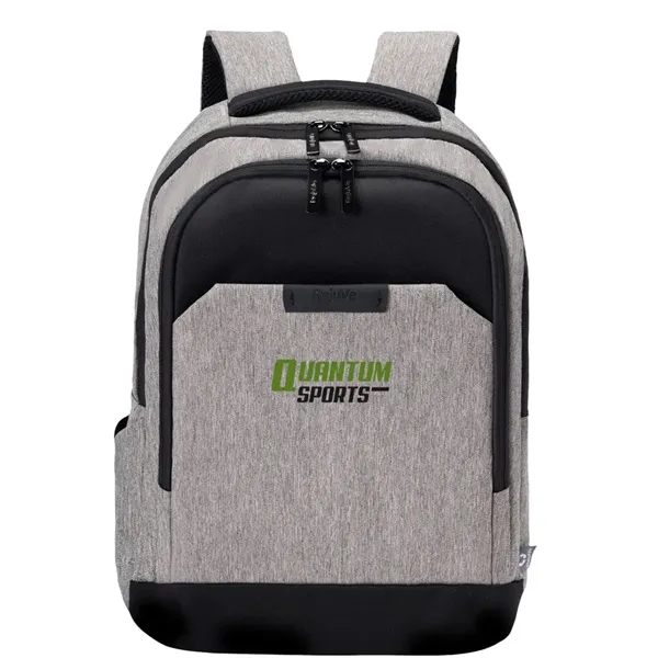 Recycled heather backpack with a 15.5" laptop sleeve.... from ASI 39552 BEL Promo