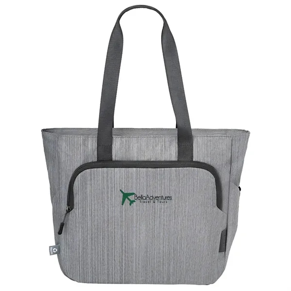 13.5" x 15" x 4.5" rPET tote bag with 16.5" laptop... from ASI 39552 BEL Promo