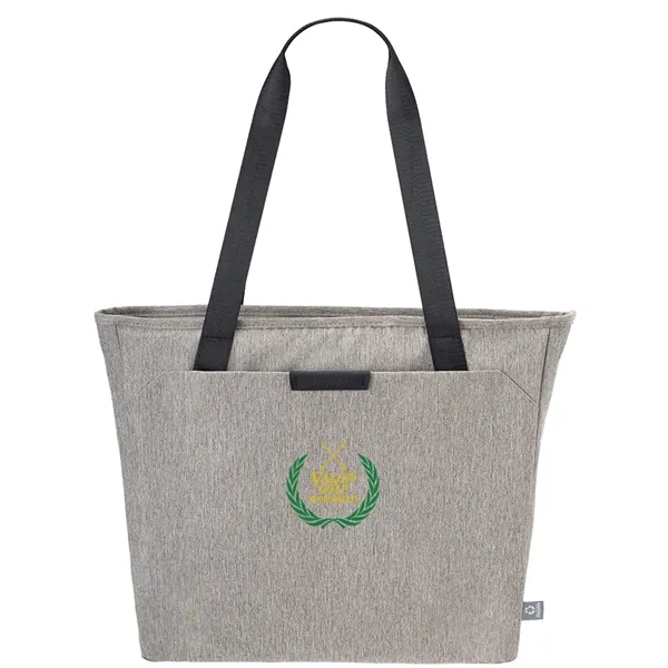 14" x 19" x 5" recycled heather tote bag with 16.5"... from ASI 39552 BEL Promo