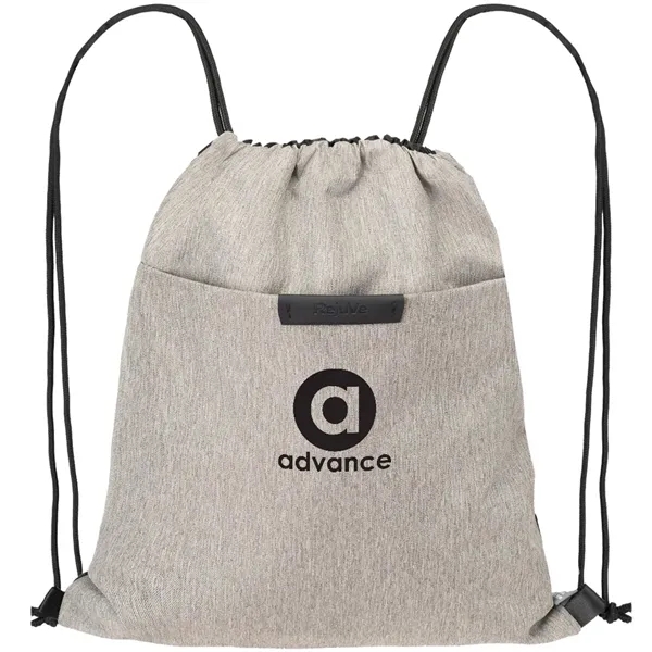 14.5" x 17.5" recycled heather drawstring bag.... from ASI 39552 BEL Promo