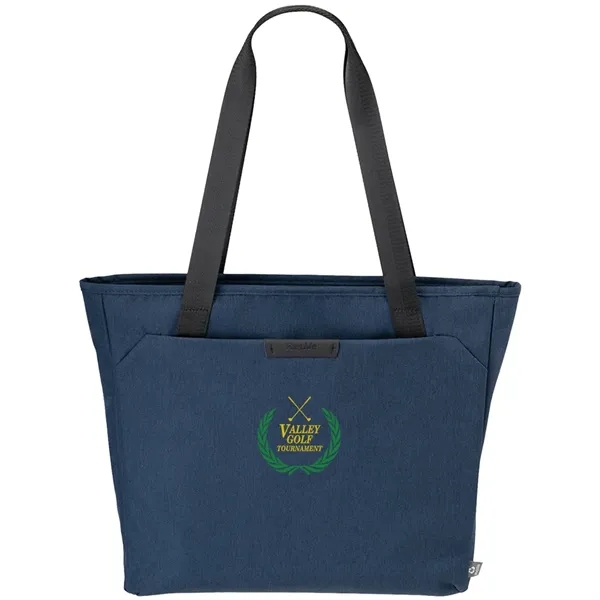 14" x 19" x 5" recycled heather tote bag with 16.5"... from ASI 39552 BEL Promo