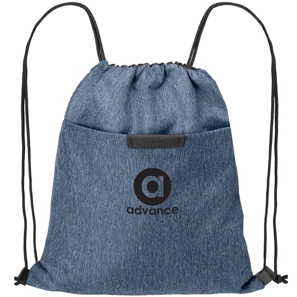 14.5" x 17.5" recycled heather drawstring bag.... from ASI 39552 BEL Promo
