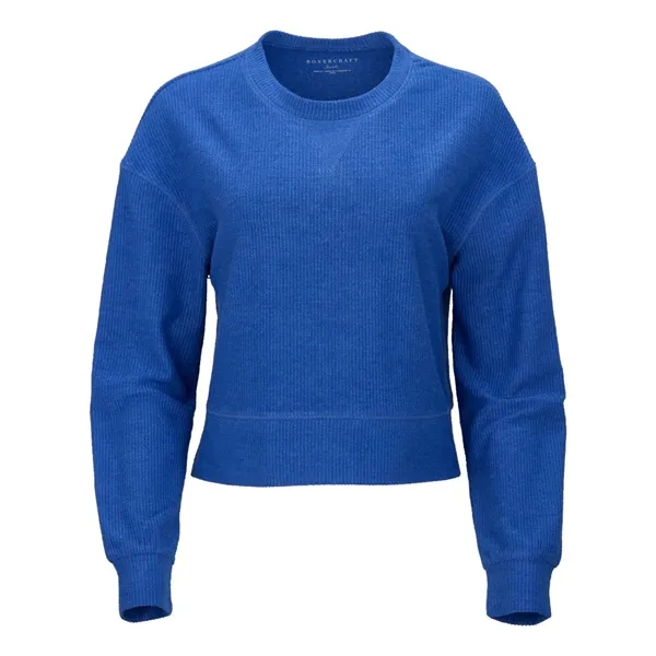 Boxercraft Women's Cropped Boxy Long Sleeve T-Shirt... from ASI 84358 S&S Activewear