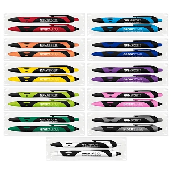 1 Sport Soft Touch Rubberized Hybrid Ink Gel Pen + 1... from ASI 67675 Liqui-Mark Corp