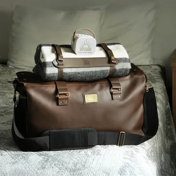 The perfect getaway! Danville Duffel for packing, Elliston Blanket for comfort,... from ASI 61966 HPG / OrigAudio