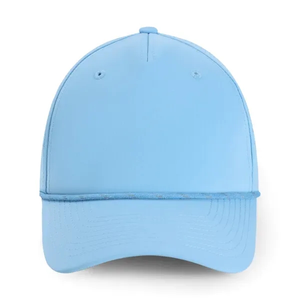 Performance fabric with moisture-wicking properties,Structured 5-panel mid-crown profile with 'bounce back'... from ASI 72657 Active Life Promo / Active Life