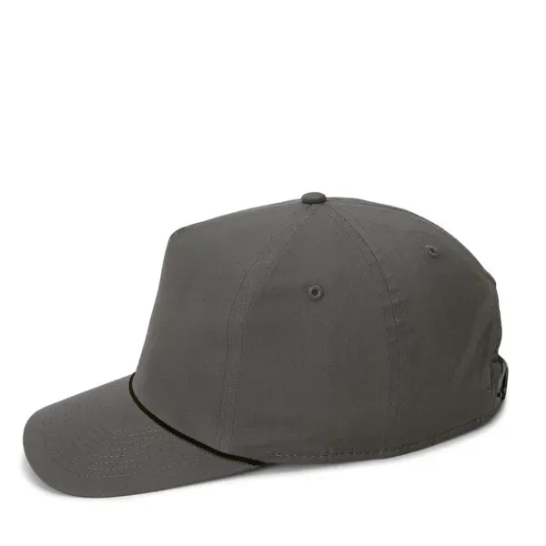 Lightweight cotton twill fabric,5 panel 'Retro Fit,Woven rope along base of... from ASI 72657 Active Life Promo / Active Life