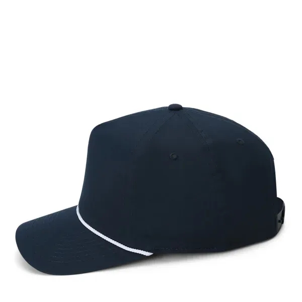 Lightweight cotton twill fabric,5 panel 'Retro Fit,Woven rope along base of... from ASI 72657 Active Life Promo / Active Life