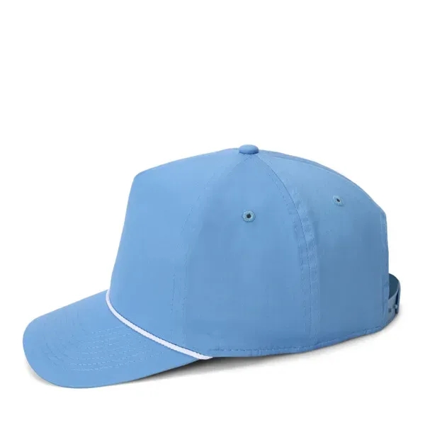 Lightweight cotton twill fabric,5 panel 'Retro Fit,Woven rope along base of... from ASI 72657 Active Life Promo / Active Life